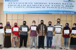 Siap hadapi "new normal", PT Taspen Pangkalpinang salurkan modal usaha