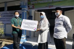 PLN Berikan Bantuan Masker Anak Hasil IKM Kepada Dinas Sosial NTB