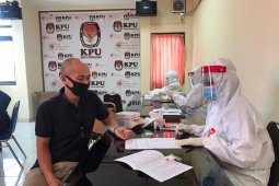 Anggota KPU Bali dan enam kabupaten/kota ikuti "rapid test"