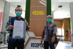 Satu pasien positif COVID-19 yang dirawat di RSUD Datu Sanggul sembuh