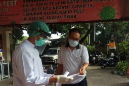 GTPP Denpasar lakukan tes cepat kepada puluhan wartawan