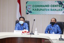 Sekda saksikan penandatanganan Bawaslu dan KASN melalui vidcon