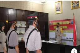 Kapolres Tebing Tinggi pimpin sertijab dua kapolsek