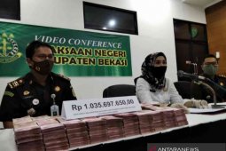 Kejari Bekasi terima pengembalian uang kerugian negara senilai Rp1 miliar