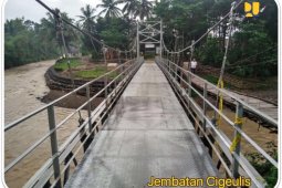 Kementerian PUPR akan bangun 38 jembatan gantung pada tahun ini