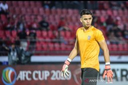 Kiper Bali United Nadeo Argawinata dapat panggilan timnas senior
