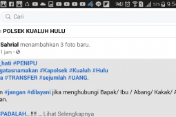 Penipu catut nama anggota DPRD Labura dan Kapolsek Kualuhhulu, minta uang anggota PPK