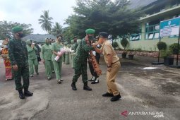 Cek pelaksanaan tugas, Danrem 045 Gaya kunker ke Kodim 0413 Bangka
