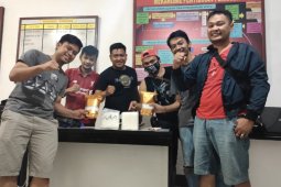 Polsek Entikong tangkap tersangka penyelundup 2,9 kilogram sabu