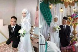 Jalinan kasih Untung Jayadi, penyandang disabilitas dua hari pacaran langsung nikah