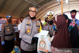 Wakapolda Kalsel baksos di Kampung Tangguh