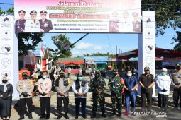 Kapolda Kalsel sokong APD dan bibit ikan untuk Kampung Tangguh Banua di Tanah Laut