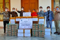 CJ Feed and Care serahkan 50 ribu butir telur ke Gugus Tugas Jatim