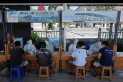 Adaptasi normal baru di penyeberangan Sanur