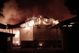 Delapan unit rumah polisi di Aceh Utara ludes terbakar