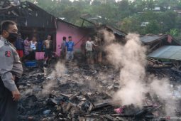 Polres Cianjur selidiki penyebab kebakaran tiga rumah warga
