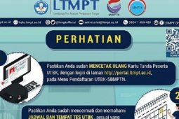 Peserta UTBK perlu memperhatikan ini