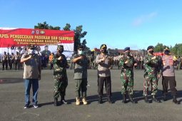 Apel Pengecekan Pasukan Dan Sarpras Penanganan Karhutla di Kalimantan Selatan