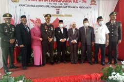 Plh Bupati Morut hadiri peringatan HUT Bhayangkara di Polsek Petasia