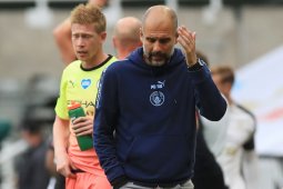 Guardiola minta City dibangun lagi agar juara  musim depan