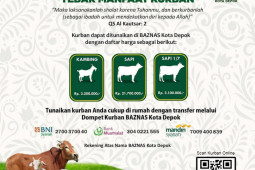 Baznas Depok: Pastikan hewan kurban dalam kondisi sehat