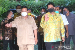 Ketum Golkar Airlangga sambangi kediaman Prabowo Subianto
