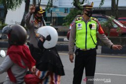 Polresta Banjarmasin sosialisasikan jalur "kanalisasi" sepeda motor