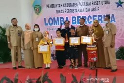Dispusip Penajam tumbuhkembangkan minat baca melalui lomba bercerita