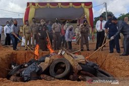 BKP Pangkalpinang musnahkan 3,8 ton daging beku asal Australia