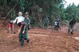 Pekerjaan fisik TMMD imbangan Kodim Putussibau sudah 40 persen