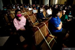 Kapasitas gereja dibatasi sesuai prokes cegah COVID-19