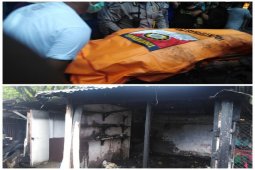 Kios terbakar, sutu meninggal satu luka bakar