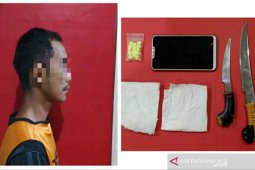 Pengedar narkoba serang polisi dengan sajam