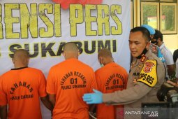 Komplotan pencuri spesialis peralatan "BTS" di Sukabumi diringkus polisi
