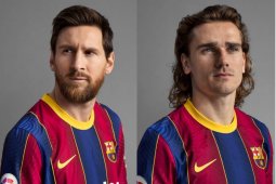 Barcelona rilis jersey terbaru