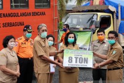 Pemprov Kalbar salurkan bantuan delapan ton beras untuk korban banjir di Sintang