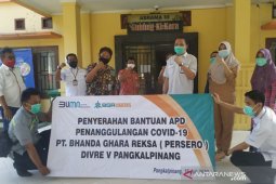 Forum BUMN Babel salurkan APD tenaga medis
