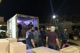 Penyelundupan ribuan botol minuman keras berhasil digagalkan Polres Sukabumi Kota
