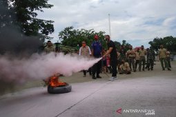 Danrem 011 Lilawangsa minta prajurit TNI selalu waspada dan tanggap kebakaran