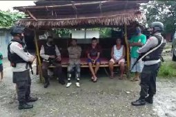 Brimob Polda Maluku sosialisasi SOP pemakaman jenazah COVID-19