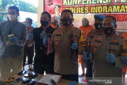 Polres Indramayu bekuk empat pencuri spesialis baterai "BTS"