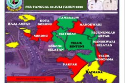Raja Ampat kembali ke zona kuning COVID-19