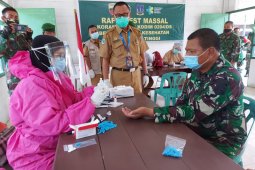 Personil Koramil 13 TT Kodim 0204-DS di rapid test