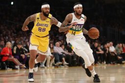 Si Kembar Morris  tiba di gelembung NBA