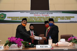 KUPA - PPAS Perubahan APBD 2020 Tapsel dan Ranperda diajukan untuk dibahas DPRD