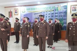 Kejari Pangkalpinang laksanakan upacara peringatan Hari Adhyaksa ke-60 secara virtual