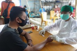 Awak media di Kabupaten Batanghari jalani rapid test