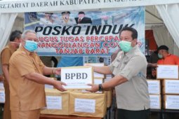 Bupati Safrial serahkan bantuan APD dari OPD lingkup Pemkab Tanjab Barat