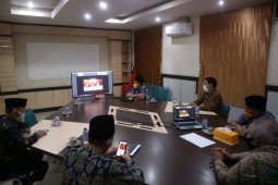 Bupati Tanjabbar ikuti halal bilhalal bersama Pemprov Jambi via video conference