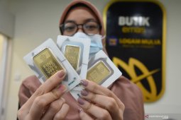 Emas Antam Kamis pagi Rp1,125 juta per gram